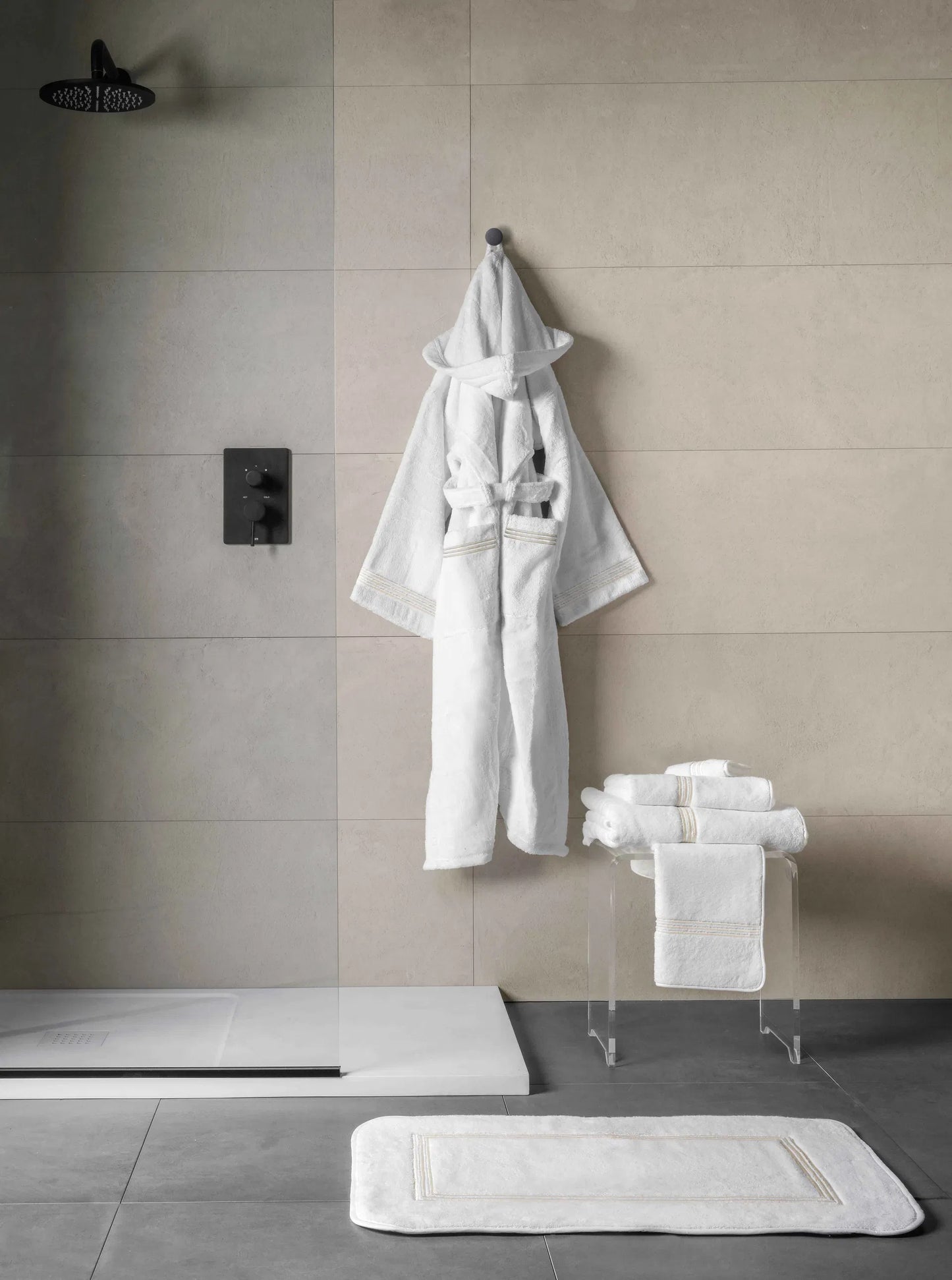 Gold Collection | Pure Cotton Bath Robe - With Logo