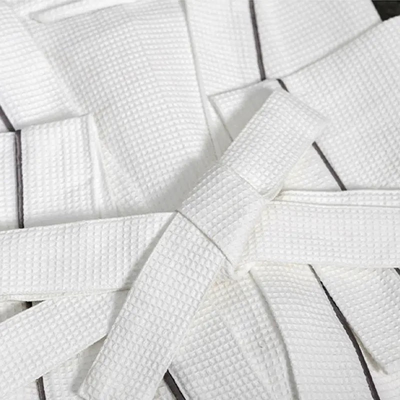 Luxury Collection | Pure Cotton Waffle Bathrobe with Piped Detail