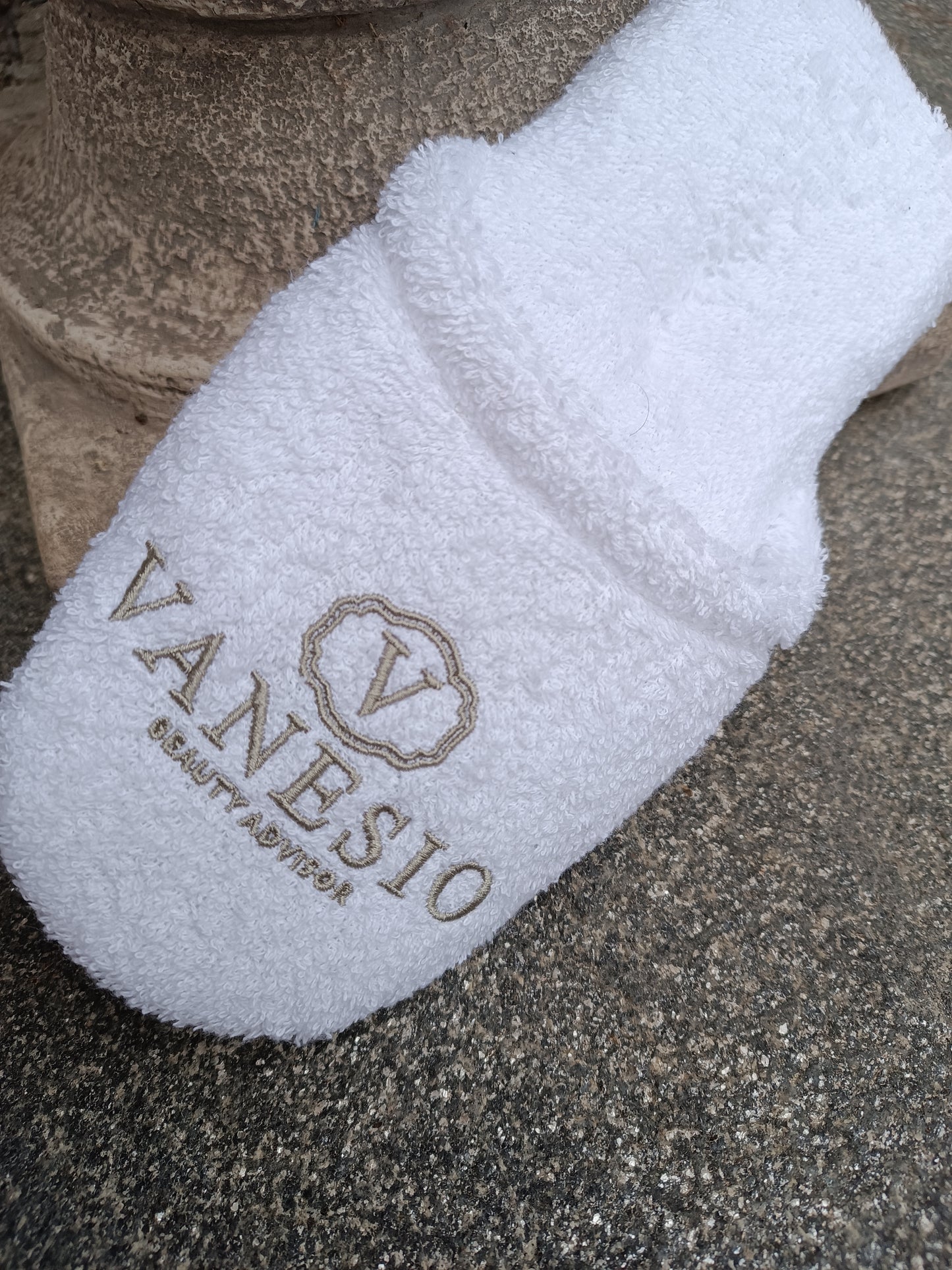 Gold Collection – Embroidered Spa & Hotel Slippers