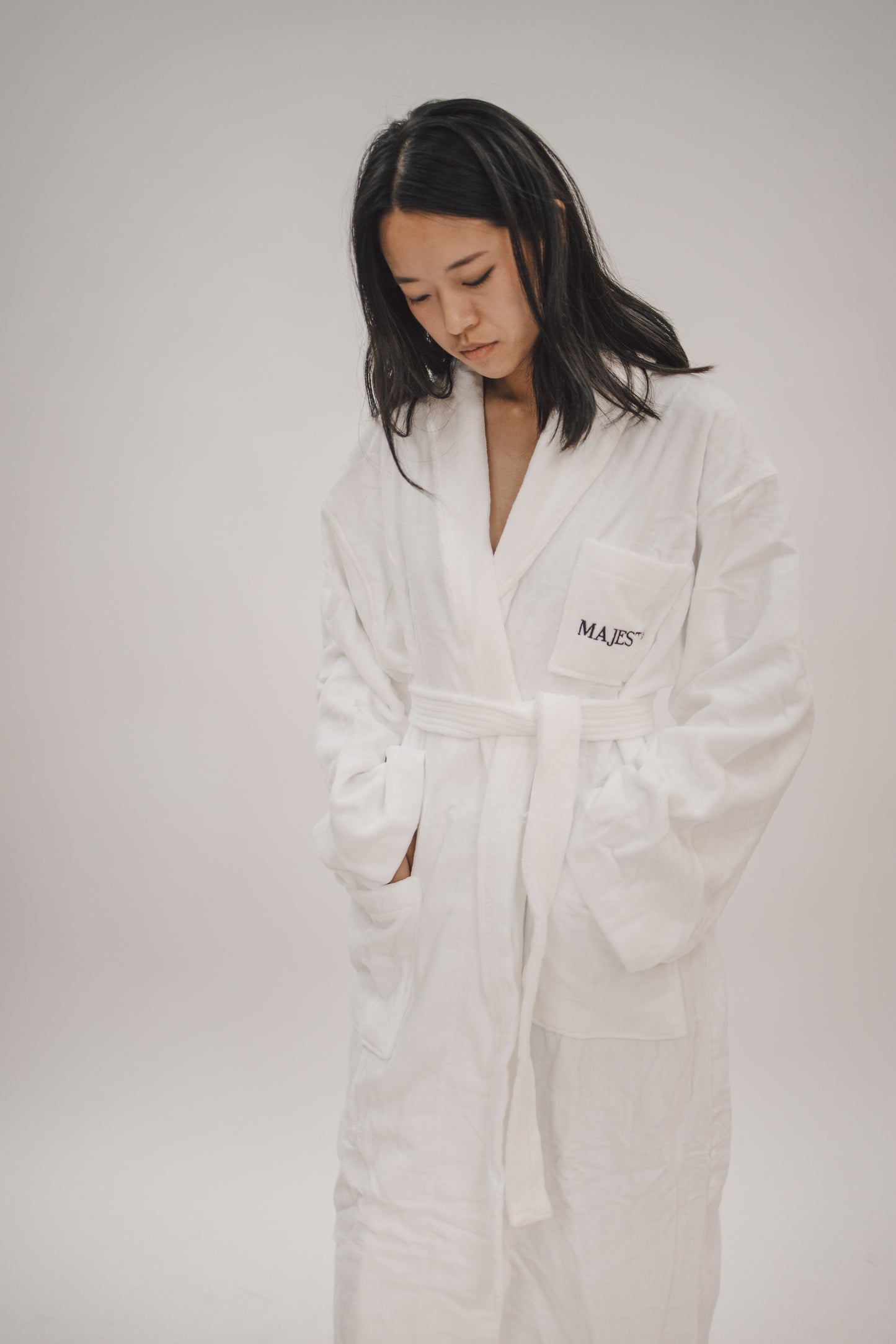 Luxury | Pure Cotton Bath Robe - With Logo