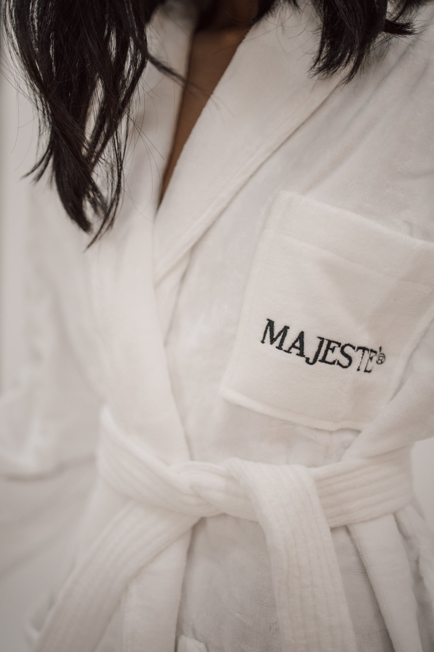 Luxury | Pure Cotton Bath Robe - With Logo