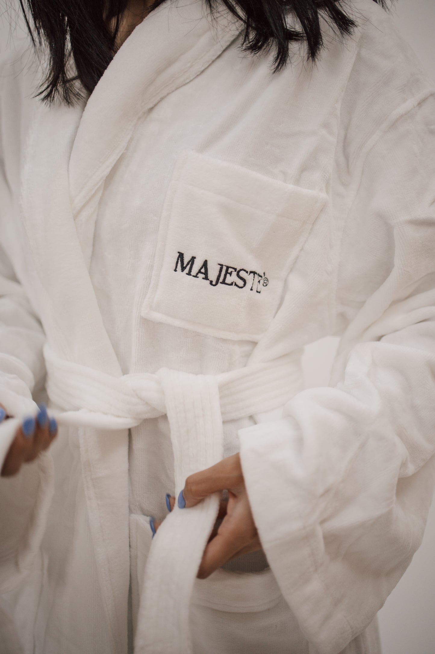 Luxury | Pure Cotton Bath Robe - With Logo