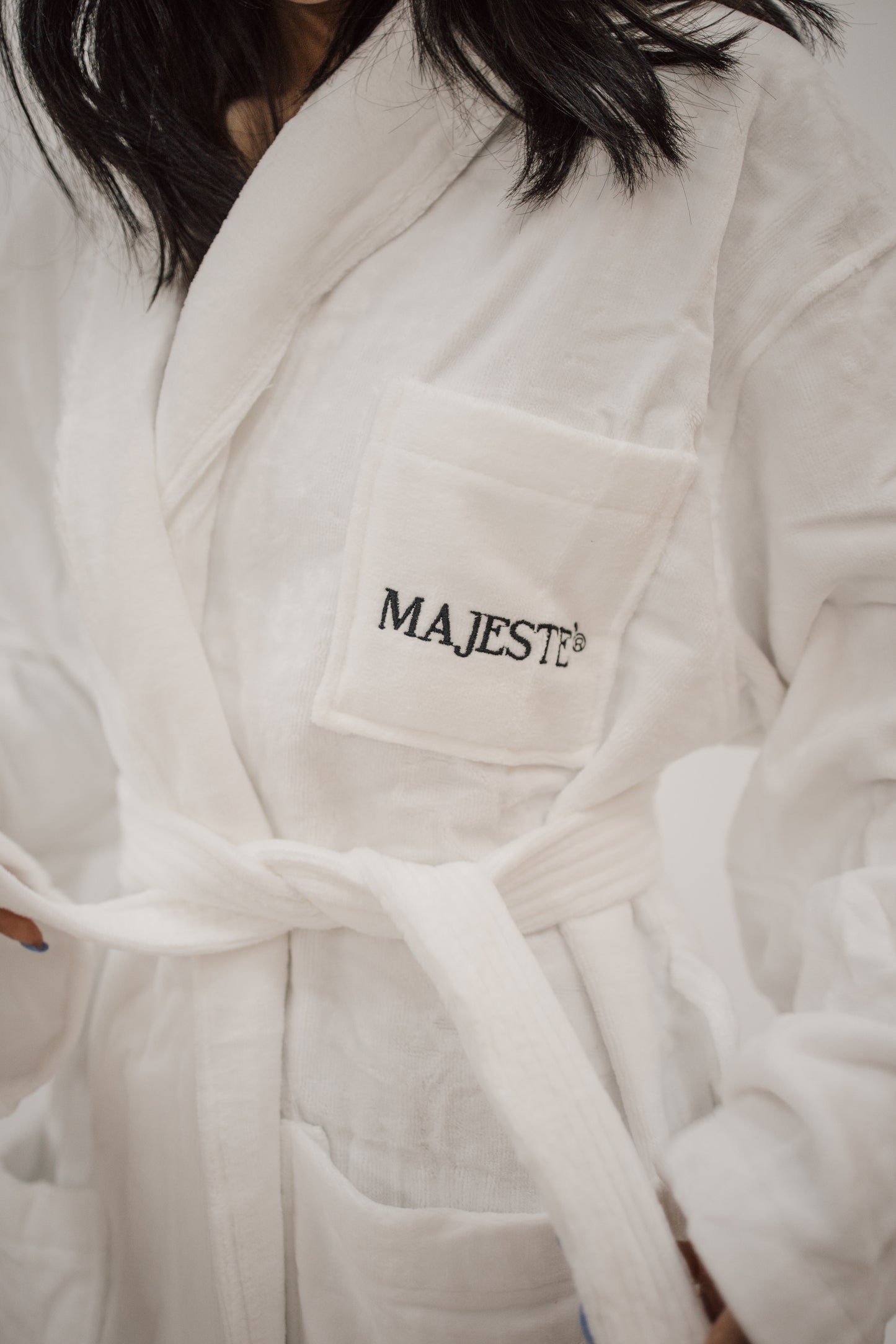 Luxury | Pure Cotton Bath Robe - With Logo